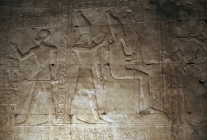Relief, Temple de Séthi Ier, Abydos, Égypte, civilisation égyptienne, Nouvel Empire, Dynastie XIX