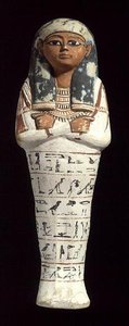 Shabti de Sennedjem, un ouvrier de la nécropole à Deir el-Medina, Thèbes, Nouvel Empire, c.1294-1279 av. J.-C.