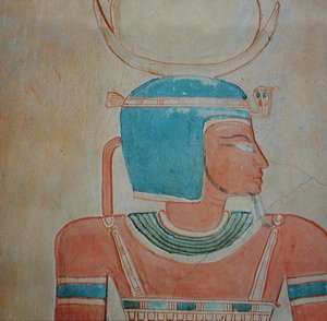 Le dieu Shepes, de la tombe du prince Khaemwaset II, fils de Ramsès III, Nouvel Empire