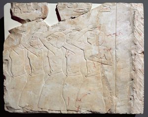 Relief de la tombe de Nes-Peka-Shuty, Deir El-Bahri, Thèbes, (détail)