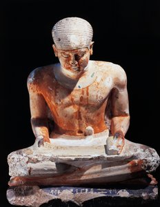 Scribe assis, de Gizeh, Égypte 2575 av. J.-C., dynastie IV