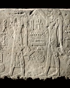 (détail) du relief de Pehenuka, Ancien Empire, 2465-2323 av. J.-C.
