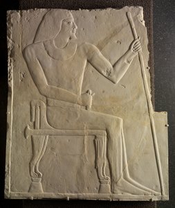 Relief de Nyankhnesut assis, de Saqqarah, c.2311-2281 av. J.-C.