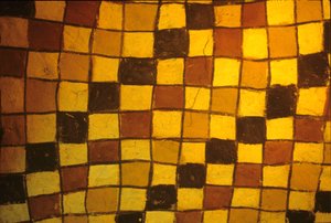 Égypte ancienne, motif du plafond du tombeau, peinture/fresque, tombeau de Sennoufer, Thèbes, Louxor