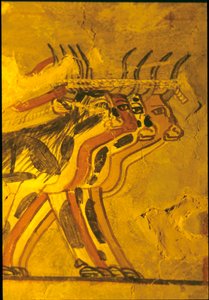 Égypte ancienne, Peinture murale, Tombe de Sennufer, Tombe des Nobles, Thèbes