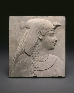 Plaque en relief représentant une reine ou une déesse, période ptolémaïque - Egyptian Ptolemaic Period