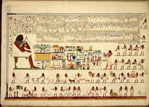 Hiéroglyphes égyptiens, de Vues, etc., de Sheikh-Hassan à Beni-Hassan, Atlas Folio - Egyptian School