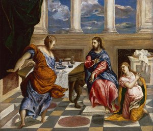 Le Christ dans la maison de Marthe et Marie