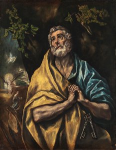 Saint Pierre repentant, vers 1590 - El Greco