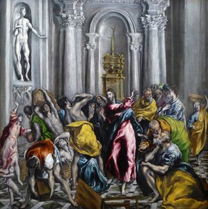 Christ chassant les marchands du temple