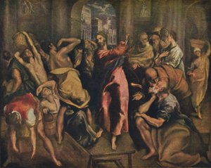 Die Tempelreinigung, vers 1570