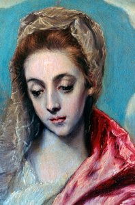 Sainte Famille avec Sainte Anne (détail), vers 1590-1595 - El Greco