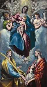 Madone et enfant avec sainte Martina et sainte Agnès