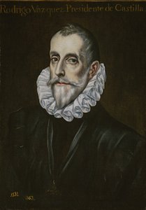 Portrait de Rodrigo Vázquez de Arce, premier tiers du 17ème siècle - El Greco