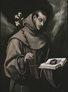 Saint Antoine de Padoue, vers 1580