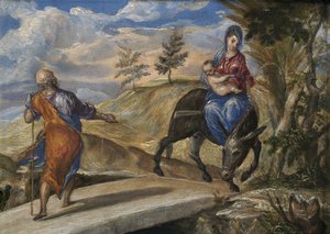 La fuite en Égypte, vers 1570