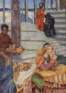 Illustration pour Idylls Of The King par Alfred Lord Tennyson