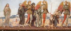 Anges guidant les pauvres