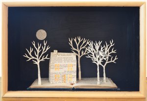Cottage light box, 2012 (mixed media)