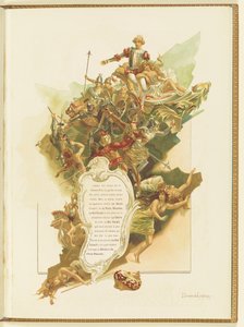 Programme pour le ballet La Perle par Marius Petipa et Riccardo Drigo, 1896