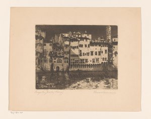 Borgo San Jacopo (Firenze) - Elena Wissmann (signed by artist)