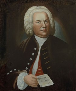 Portrait de Johann Sebastian Bach, milieu du XVIIIe siècle
