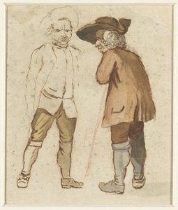 Deux vieux paysans en conversation