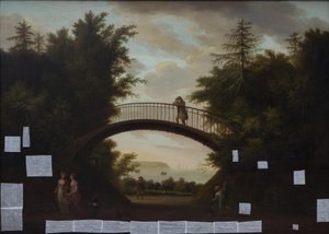 Un pont sur Skodsborgvej. En arrière-plan, le détroit - Elias Meyer