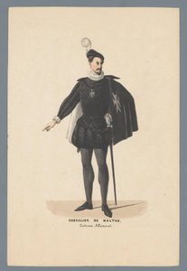 Chevalier de Malte, costume allemand - Elias Spanier