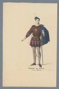 Chevalier de Malte, costume allemand