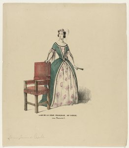 Dame de la cour française XVIe siècle, sous François I