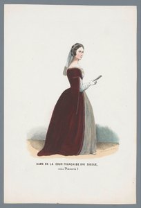 Dame de la cour française XVIe siècle, sous François I - Elias Spanier
