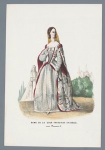 Dame de la cour française XVIe siècle, sous François Ier - Elias Spanier