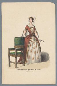 Dame de la cour française XVIe Siècle sous François I - Elias Spanier