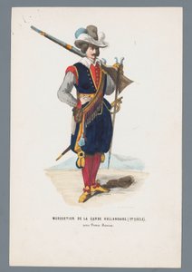 Mousquetaire de la Garde hollandaise (XVIIe siècle), sous le Prince Maurice
