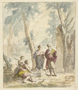 Abraham recevant les trois anges