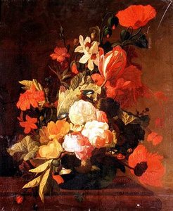 Roses, tulipes, convolvulus, etc.