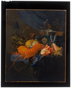 Nature morte avec un homard - Elias van den Broeck