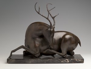 Cerf au repos, c. 1915 - Elie Nadelman