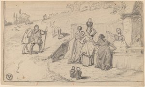 Père et fils - Elihu Vedder