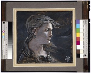 Tête de Méduse, 1878 - Elihu Vedder