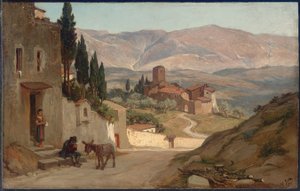 Près de Pérouse, 1870 - Elihu Vedder
