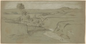Paysage romain - Elihu Vedder