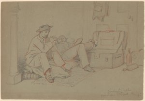 Étudiants du Quartier Latin, Paris, vers 1858