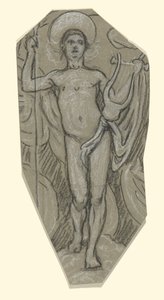 Étude pour Apollon - Elihu Vedder