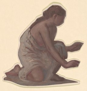 Étude pour Filles grecques se baignant, vers 1872