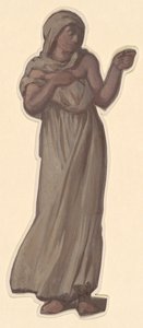 Étude pour des Filles Grecques se Baignant, vers 1872