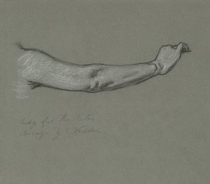 Étude pour Les Parques rassemblant les étoiles, 1884-1887 - Elihu Vedder