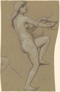 Étude pour Les Parques rassemblant les étoiles, vers 1884-1887 - Elihu Vedder