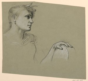 Étude de figure - Elihu Vedder